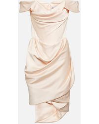 Vivienne Westwood - Bridal Nova Cora Crepe Satin Minidress - Lyst