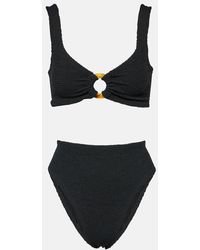 Hunza G - Nadine Embellished Bikini - Lyst