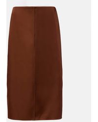 Dorothee Schumacher - Falda Tubo Shiny Statement De Tiro Alto - Lyst