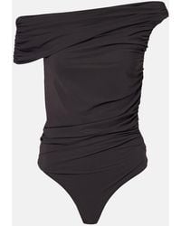 Agolde - Sherilyn Off-Shoulder Bodysuit - Lyst