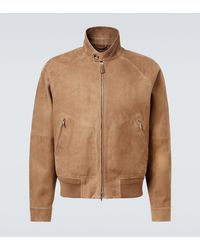 Loro Piana - Novak Suede Bomber Jacket - Lyst