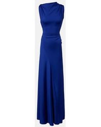 Victoria Beckham - Asymmetric Draped Gown - Lyst