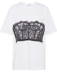 Alexander McQueen T-shirts for Women - Up to 61% off | Lyst