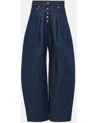 Jacquemus - Jeans anchos De-Nimes Ovalo de tiro alto - Lyst