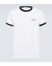 Valentino - T-shirt en coton a logo - Lyst