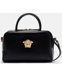Versace - La Medusa Small Leather Tote Bag - Lyst