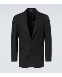 Saman Amel - Anzugjacke Aus Wolle - Lyst