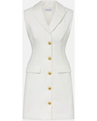 Veronica Beard - Fairfax Linen-Blend Minidress - Lyst