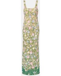 La Fuori - Embellished Floral Gown - Lyst