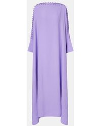 ‎Taller Marmo - Mila Off-Shoulder Crepe Cady Kaftan - Lyst