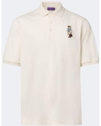 Ralph Lauren - Polo Bear Cotton And Cashmere Pique Polo Shirt - Lyst