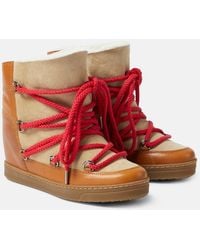 Isabel Marant - Nowles Suede Ankle Boots - Lyst