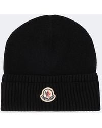 Moncler - Wool And Cashmere Beanie - Lyst