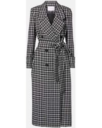 Carolina Herrera - Cappotto A Quadri - Lyst