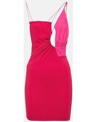 Nensi Dojaka - Cutout Ruched Minidress - Lyst