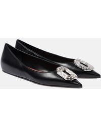 AMINA MUADDI - Camelia Leather Ballets - Lyst
