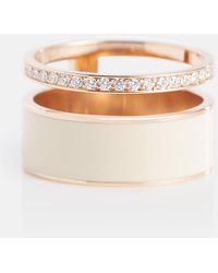 Repossi Ring Berbere Module aus 18kt Rosegold mit Diamanten - Mettallic