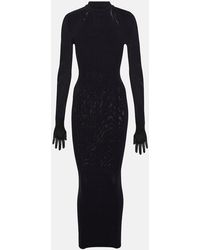 Wolford - X Simkhai Intricate Sheer Midi Dress - Lyst