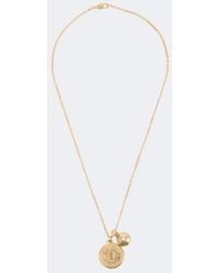 Saint Laurent - Cassandre Embellished Chain Necklace - Lyst