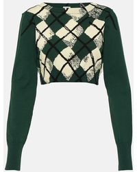 Burberry - Maglione Crop - Lyst