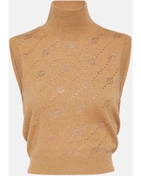 Gucci - Interlocking G Cashmere Sweater Vest - Lyst
