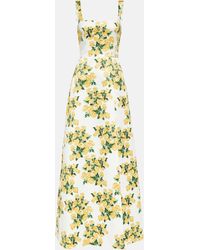 Emilia Wickstead - Osbourne Floral-print Woven Maxi Dress - Lyst