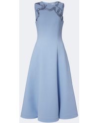 Rebecca Vallance - Aylin Embellished Crepe Midi Dress - Lyst