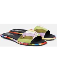 PUCCI - Iride Slides - Lyst