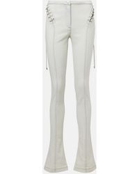 Blumarine - Mid-Rise Slim Jeans - Lyst