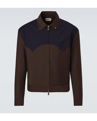 Versace - Medusa Wool And Mohair Blouson Jacket - Lyst