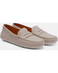 Tod's - City Gommino Leather Penny Loafers - Lyst