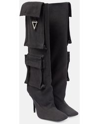 The Attico - Sienna Stiefel Im Jeans-Look 105Mm - Lyst