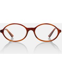 Chloé - Judy Logo Oval Glasses - Lyst