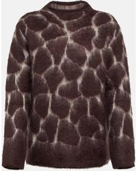 Max Mara - Giraffa Mohair-blend Sweater - Lyst