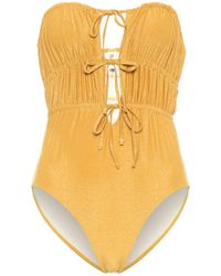 Solid & Striped Badeanzug The Paula - Mettallic