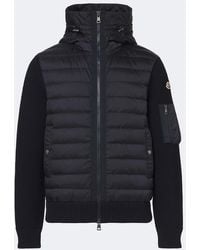 Moncler - Permanent Paneled Wool-Blend Jacket - Lyst