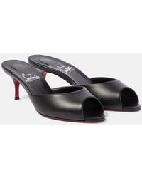 Christian Louboutin - Pantoletten Me Dolly Aus Leder - Lyst