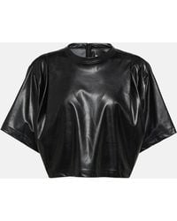 Isabel Marant - Synthetic Leather Brooky T-Shirt - Lyst