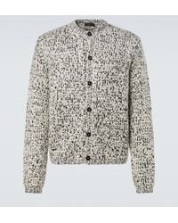 Prada - Virgin Wool Cardigan - Lyst