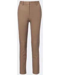 JOSEPH - Coleman Leather Slim Pants - Lyst