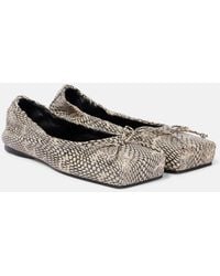 Jacquemus - Ballerines Leather Ballet Flats - Lyst