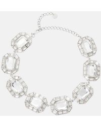 Self-Portrait - Crystal-Embellished Choker - Lyst