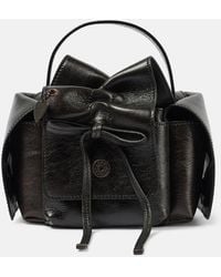 Acne Studios - Multipocket Mini Leather Tote Bag - Lyst
