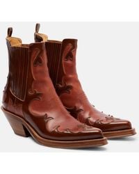 Gabriela Hearst - Cassidy Leather Cowboy Boots - Lyst