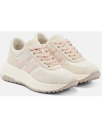 Hogan - Sneakers H669 Aus Veloursleder Und Leder - Lyst