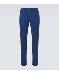 Canali - Cotton Straight Chinos - Lyst