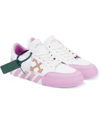 Off-White c/o Virgil Abloh Sneakers Low Vulcanized in canvas - Viola