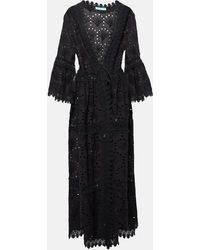 Melissa Odabash - Robe Robbie en coton a broderies anglaises - Lyst
