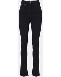 Balmain - High-Rise Slim Jeans - Lyst