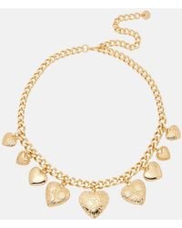 Self-Portrait - Engraved Charm Necklace - Lyst
